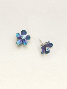 Petite Plumeria post earrings